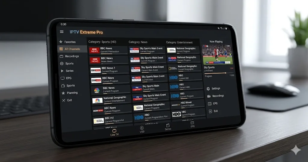 IPTV Extreme Pro 2026 — Guide för Android – svensk guide från Smart IPTV Pro